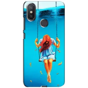 Чохол Стильні дівчата на Xiaomi Mi A2 Lite (Дівчина на гойдалці)