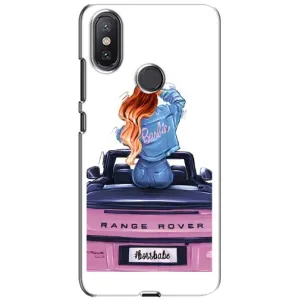 Силіконовый Чохол на Xiaomi Mi A2 Lite з картинкой Модных девушек (Дівчина на машині)