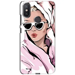 Чохол з картинкою Модні Дівчата Xiaomi Mi A2 Lite (Дівчина в халаті)