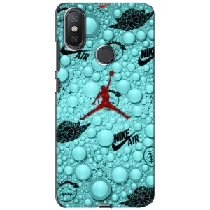 Силіконовый Чохол Nike Air Jordan на Сяомі Мі А2 Лайт (Джордан Найк)