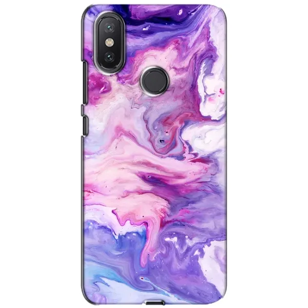 Чехол с рисунком «Фиолетовый мрамор» для Xiaomi Mi A2 Lite Чехол с рисунком «Фиолетовый мрамор» для Xiaomi Mi A2 Lite