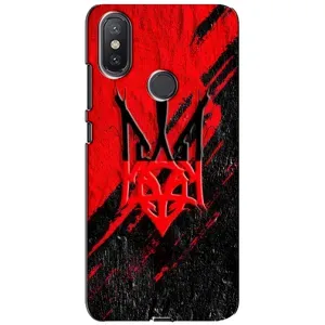 Чохли УПА (Червоно-Чорний) на Xiaomi Mi A2 Lite (Герб в кольорах УПА)