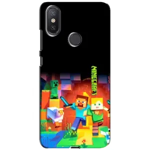 Чохли для Xiaomi Mi A2 Lite (Персонажі МайнКрафт) (Герой Майнкрафт)
