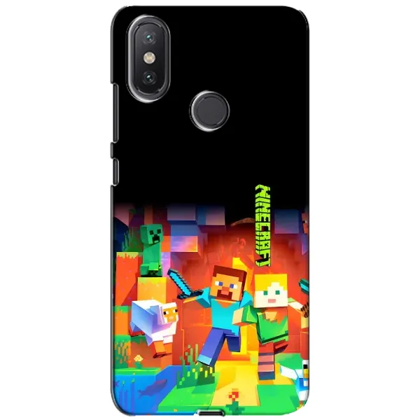 Чохол з малюнком «Герой Майнкрафт» для Xiaomi Mi A2 Lite Чохол з малюнком «Герой Майнкрафт» для Xiaomi Mi A2 Lite