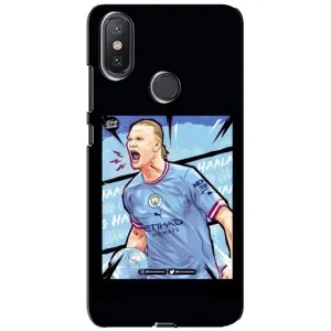 Чохли з принтом на Xiaomi Mi A2 Lite Футболіст (гол Ерлінг Холанд)