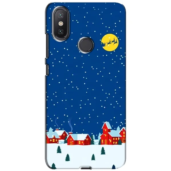 Чехол с рисунком «Город в снегу» для Xiaomi Mi A2 Lite Чехол с рисунком «Город в снегу» для Xiaomi Mi A2 Lite