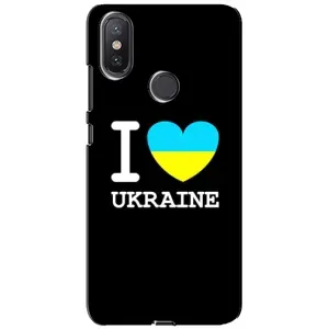 Чехол с Украинской символикой на Сяоми Ми А2 Лайт (I Love Ukraine)