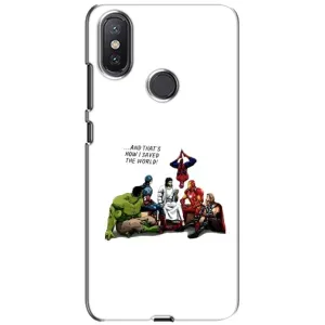 Чехлы для Xiaomi Mi A2 Lite (Для Христиан) (Иисус супергерой)