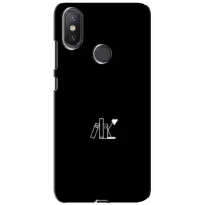 Чохол з картинками на чорному фоні для Xiaomi Mi A2 Lite (Книжки)