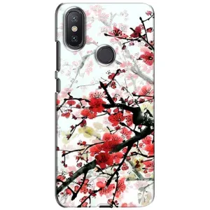 Чехол с принтом САКУРЫ на Xiaomi Mi A2 Lite (Красивая Сакура)
