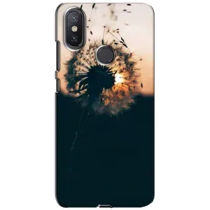 Силиконовый Чехол с одуванчиками на Xiaomi Mi A2 Lite (Красивый одуванчик)