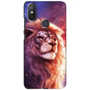 Чехол с картинкой на Xiaomi Mi A2 Lite (Красочный ЛЕВ)
