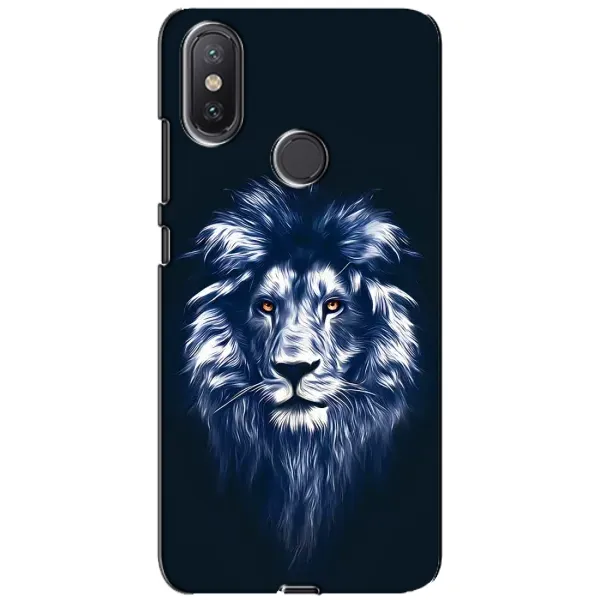 Чехол с рисунком «Лев - синий» для Xiaomi Mi A2 Lite Чехол с рисунком «Лев - синий» для Xiaomi Mi A2 Lite