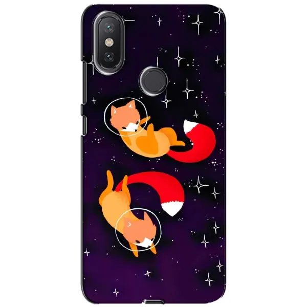 Чехол с рисунком «Лисы» для Xiaomi Mi A2 Lite Чехол с рисунком «Лисы» для Xiaomi Mi A2 Lite