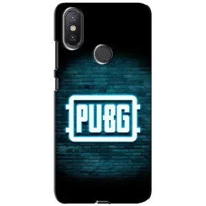 Чохол (TPU) з картинкою "Лого Пабг" на Сяомі Мі А2 Лайт (Лого PUBG)