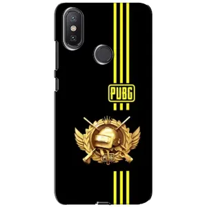 Чохол (TPU) з картинкою "Лого Пабг" на Сяомі Мі А2 Лайт (Логотип PUPG)