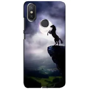 Чехлы с изображением разных животных для Xiaomi Mi A2 Lite (Лошадь)