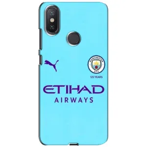 Силиконовые Чехлы принт Футбол на Xiaomi Mi A2 Lite (Man City)