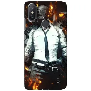 Чохол з картинкою "Герой Pubg" на Xiaomi Mi A2 Lite (Man Пубг)