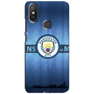 Силиконовые Чехлы принт Футбол на Xiaomi Mi A2 Lite (ManCity)