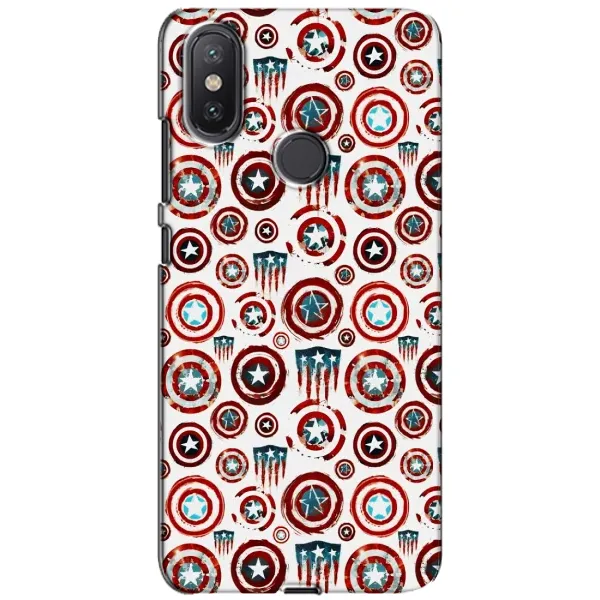 Чехол с рисунком «Марвел щиты» для Xiaomi Mi A2 Lite Чехол с рисунком «Марвел щиты» для Xiaomi Mi A2 Lite