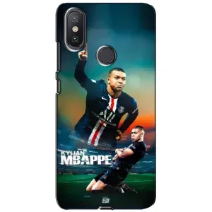 Чехол (TPU) с Футболистом на Xiaomi Mi A2 Lite (MBAPPE)