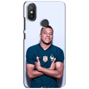 Чехол (TPU) с Футболистом на Xiaomi Mi A2 Lite (Мбаппешичка)