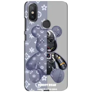 Силіконовий чохол для Xiaomi Mi A2 Lite (Ведмідь Louis Vuitton)