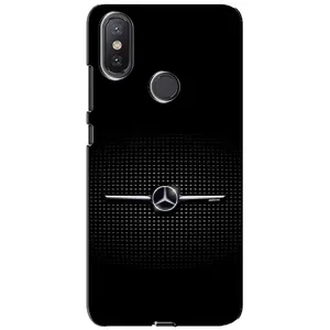 Силиконовый бампер с картинкой машины на Xiaomi Mi A2 Lite (Mercedes)