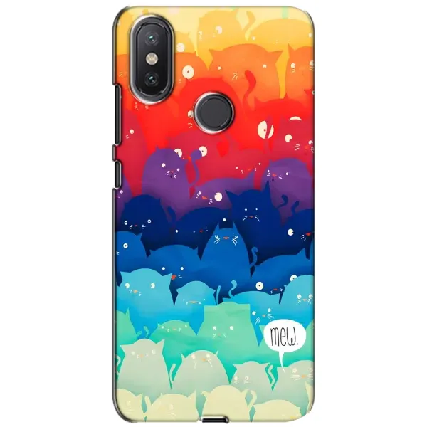 Чехол с рисунком «Mew» для Xiaomi Mi A2 Lite