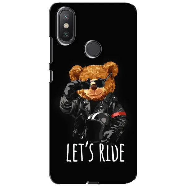 Чехол с рисунком «Модный Мишка» для Xiaomi Mi A2 Lite