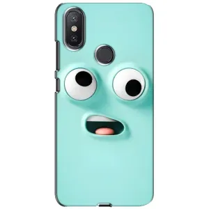 Силиконовые Чехлы (смешные стикеры) для Xiaomi Mi A2 Lite (Забавное мятное лицо)
