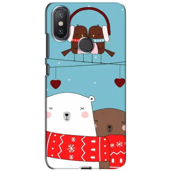 Чехол с рисунком «Новогодний медвеженок» для Xiaomi Mi A2 Lite Чехол с рисунком «Новогодний медвеженок» для Xiaomi Mi A2 Lite