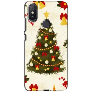 Чохол новорічна ялинка на Xiaomi Mi A2 Lite (Новорічний принт)