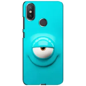 Силиконовые Чехлы (смешные стикеры) для Xiaomi Mi A2 Lite (Одноглазик)