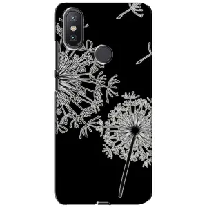 Силиконовый Чехол с одуванчиками на Xiaomi Mi A2 Lite (Одуванчики)