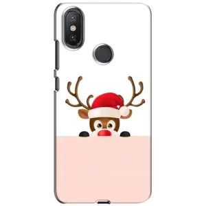 Чохол Санта Клаус для Xiaomi Mi A2 Lite (Оленя)