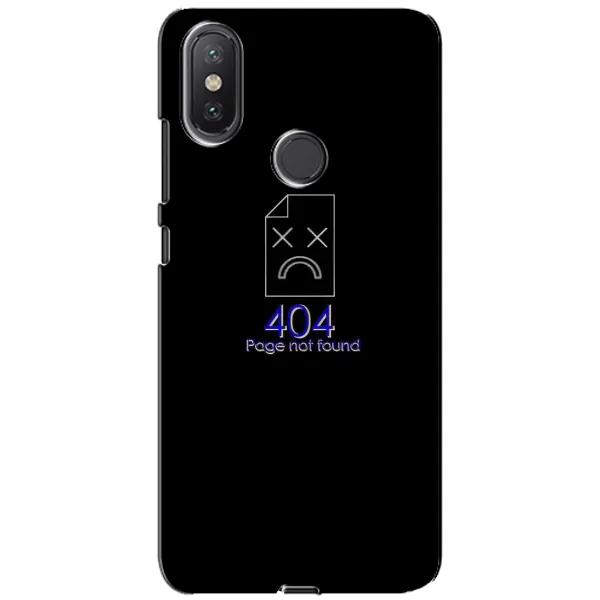 Чехол с рисунком «Ошибка 404» для Xiaomi Mi A2 Lite Чехол с рисунком «Ошибка 404» для Xiaomi Mi A2 Lite