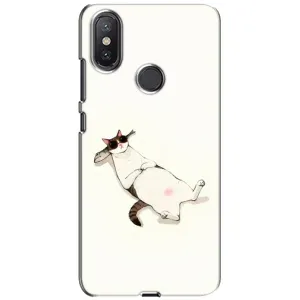 Чехол на тематику: Коты для Xiaomi Mi A2 Lite (Отдых)