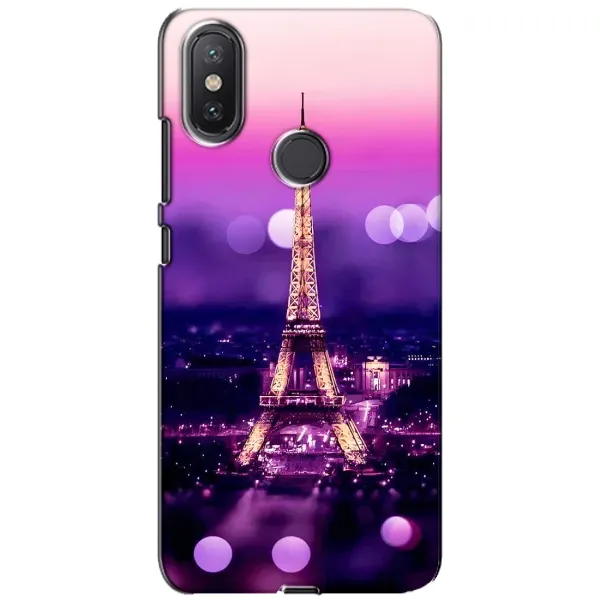 Чехол с рисунком «Париж башня» для Xiaomi Mi A2 Lite