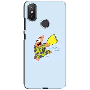 Чохли з Патріком на Xiaomi Mi A2 Lite (Патрік із подушкою)