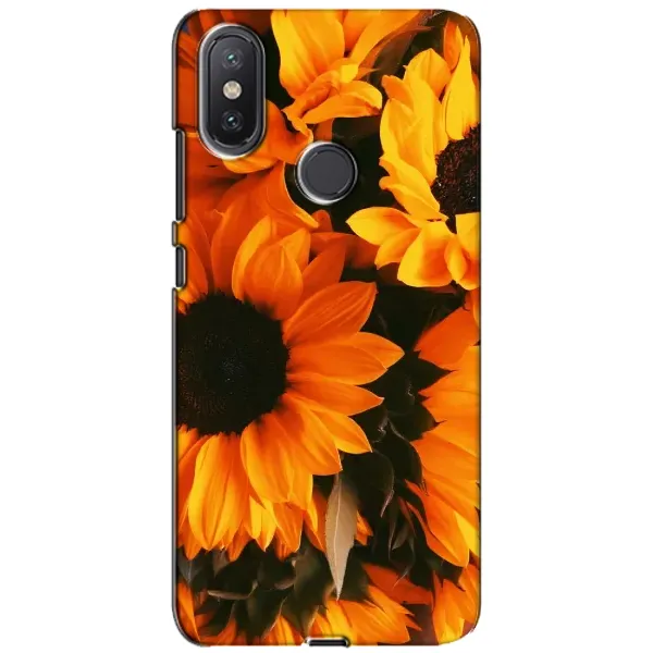 Чехол с рисунком «подсолнухи» для Xiaomi Mi A2 Lite Чехол с рисунком «подсолнухи» для Xiaomi Mi A2 Lite