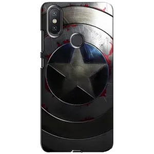 Чохол с Щітом Капітана Америки на Xiaomi Mi A2 Lite (Ретро Щит Капітана)
