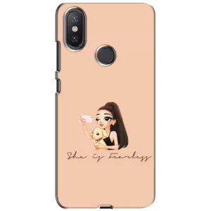 Силіконовый Чохол на Xiaomi Mi A2 Lite з картинкой Модных девушек (З собакою)