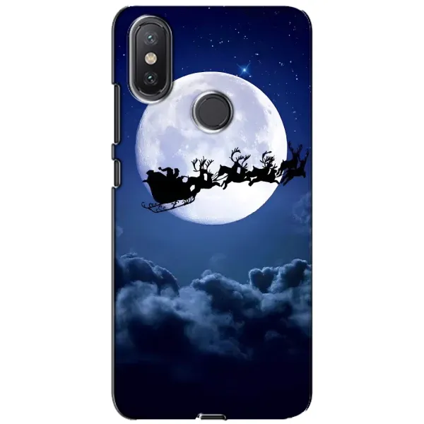 Чехол с рисунком «Санта - луна» для Xiaomi Mi A2 Lite