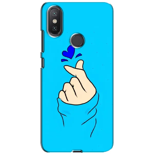 Чехол с рисунком «Сердце на синем» для Xiaomi Mi A2 Lite Чехол с рисунком «Сердце на синем» для Xiaomi Mi A2 Lite