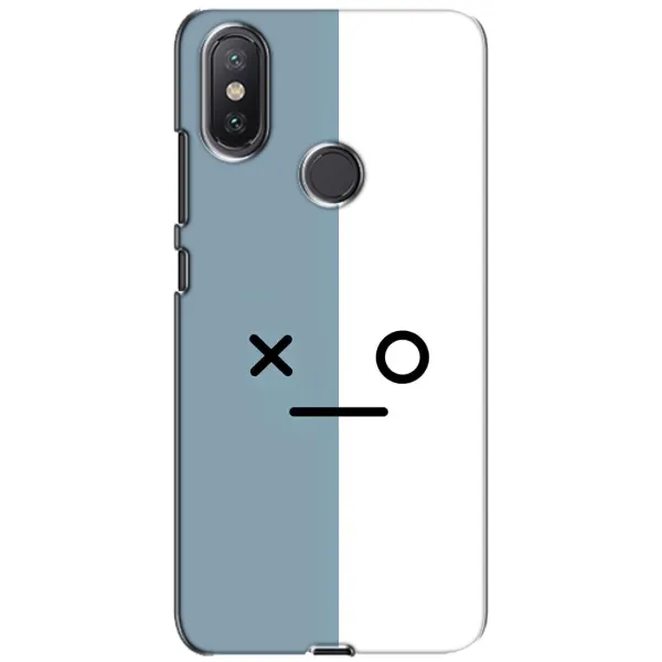 Чехол с рисунком «Серо-белый» для Xiaomi Mi A2 Lite Чехол с рисунком «Серо-белый» для Xiaomi Mi A2 Lite