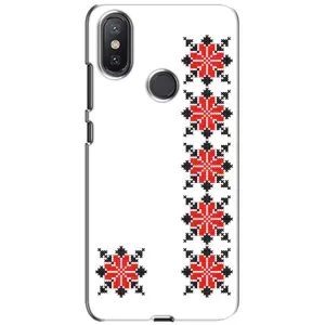 Силіконовый Чохол на Xiaomi Mi A2 Lite з картинкой Вишиванки (Силует вишиванки)