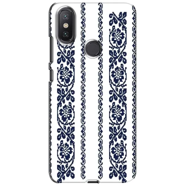 Чехол с рисунком «Синяя вышиванка» для Xiaomi Mi A2 Lite