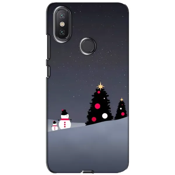 Чехол с рисунком «Снеговички» для Xiaomi Mi A2 Lite Чехол с рисунком «Снеговички» для Xiaomi Mi A2 Lite
